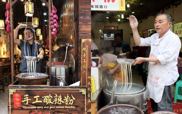 一分钟学做正宗重庆酸辣粉并掌握窍门
