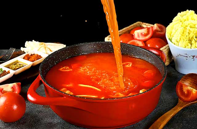 番茄火锅底料煮什么菜好吃