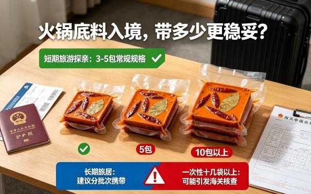 火锅底料能带上高铁吗
