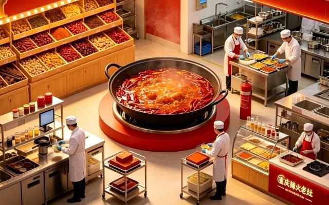 重庆辣火老灶火锅底料厂家