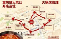 开店选址，辣火老灶教你如何用地图上看出聚客点和人流动线